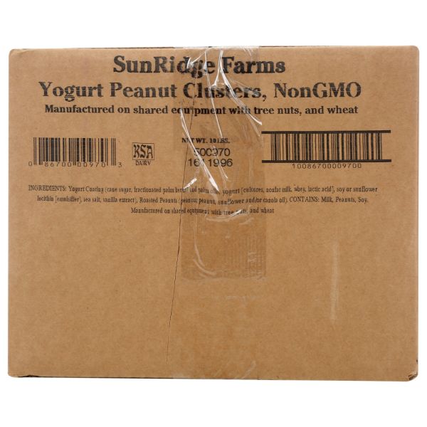 SUNRIDGE FARM: Peanut Clusters Yogurt, 10 lb