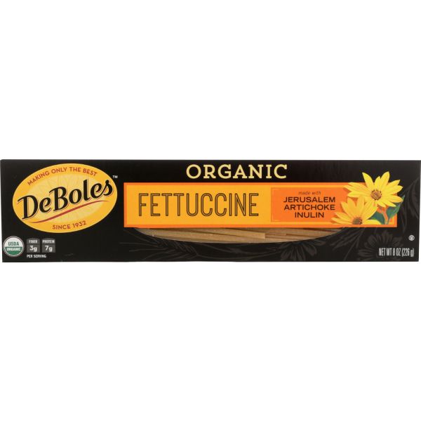 DEBOLES: Pasta Artichoke Fettuccine Organic, 8 oz