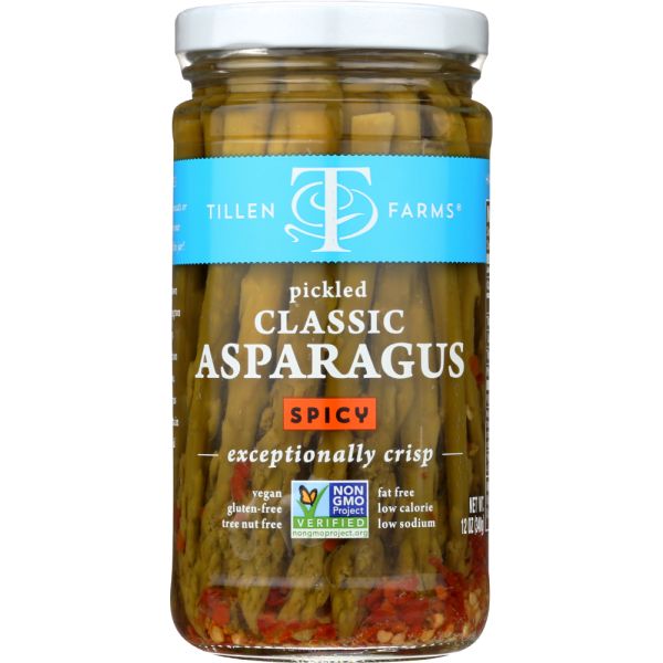 TILLEN FARMS: Asparagus Spiced Hot, 12 oz