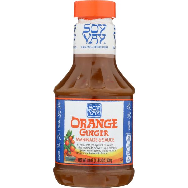 SOY VAY: Orange Ginger Marinade & Sauce, 19 oz