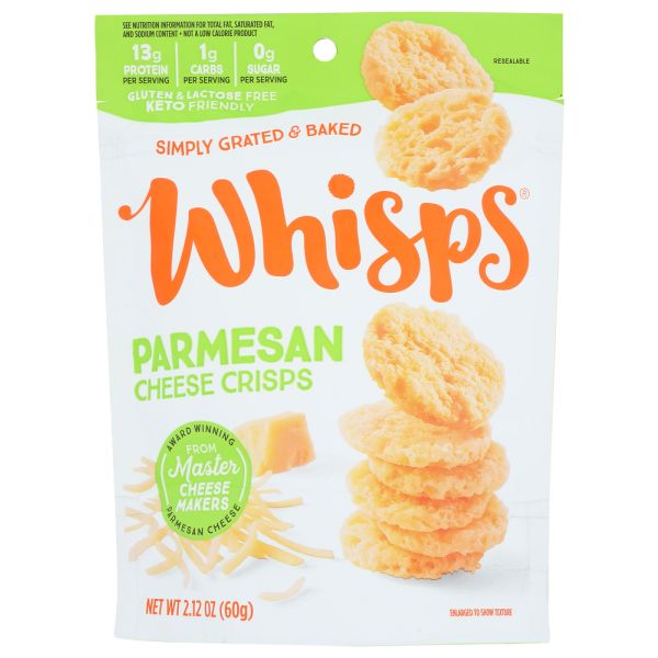 WHISPS: Parmesan Cheese Crisps, 2.12 oz