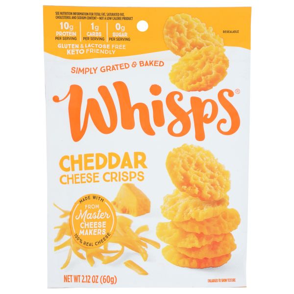 WHISPS: Cheddar Cheese Crisps, 2.12 oz