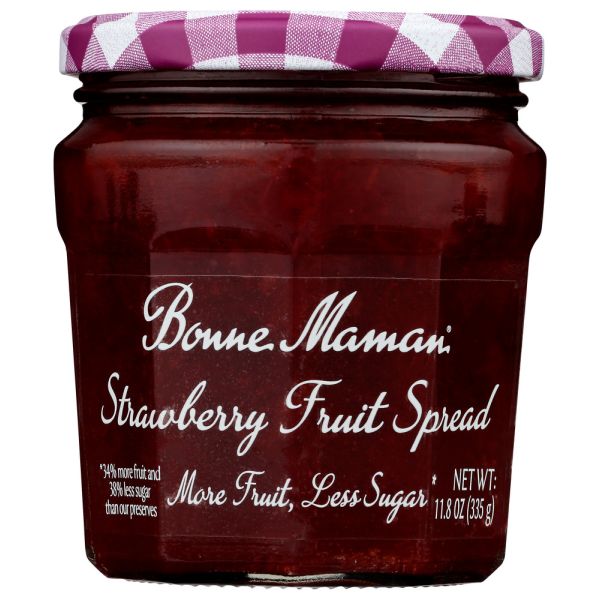 BONNE MAMAN: Fruit Spread Strawberry, 11.8 OZ