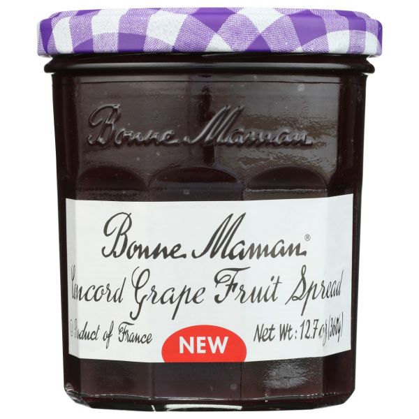 BONNE MAMAN: Concord Grape Fruit Spread, 12.7 oz