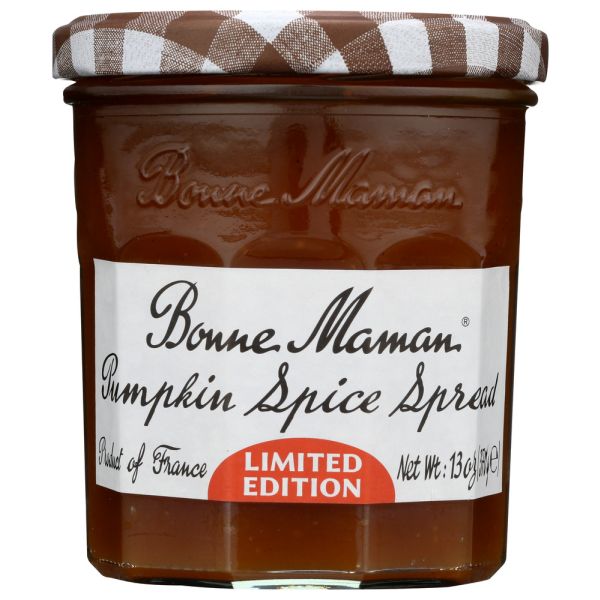 BONNE MAMAN: Pumpkin Spice Spread, 13 oz