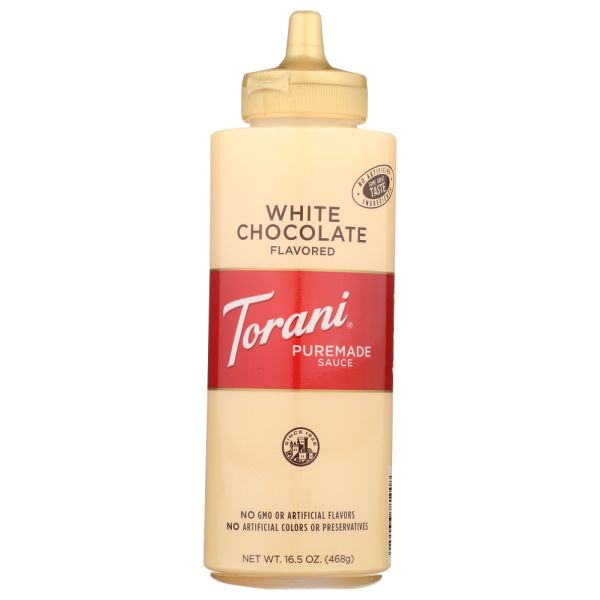 TORANI: White Chocolate Sauce, 16.5 Oz