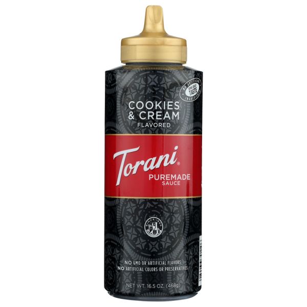 TORANI: Puremade Ckie N Crm Sauce, 16.5 oz