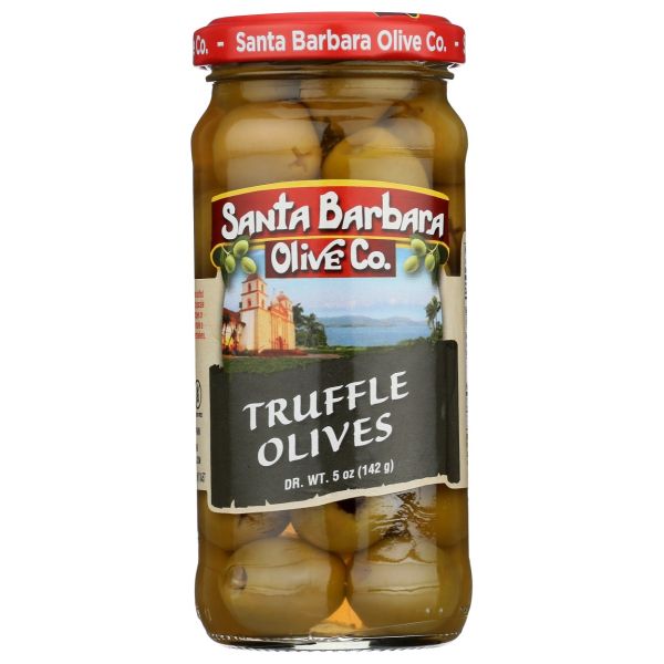 SANTA BARBARA: Truffle Stuffed Green Olives, 5 oz