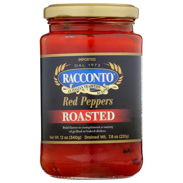 RACCONTO: Red Peppers Roasted, 12 oz