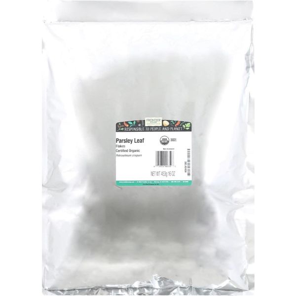 FRONTIER HERB: Organic Parsley Leaf Flakes, 16 oz