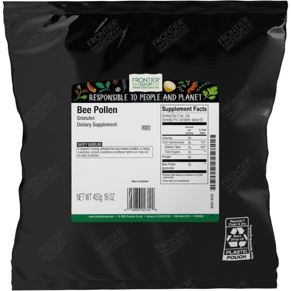 FRONTIER HERB: Domestic Bee Pollen, 16 oz