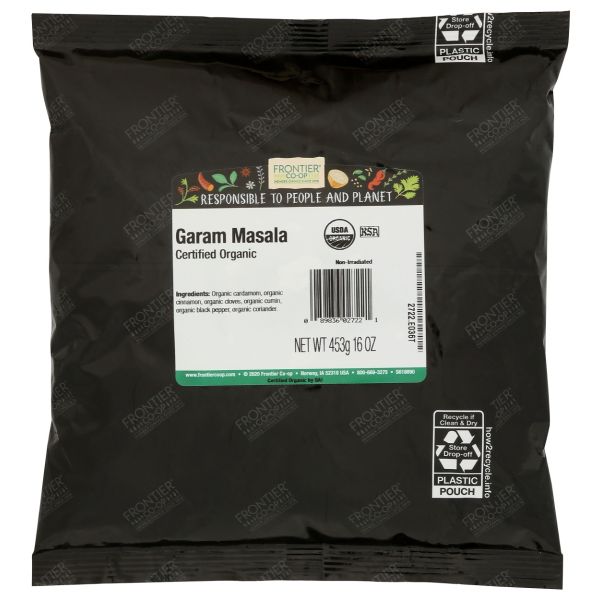 FRONTIER BULK: Organic Garam Masala, 16 oz