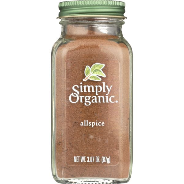 SIMPLY ORGANIC: Seasoning Allspice Bottle, 3.07 oz