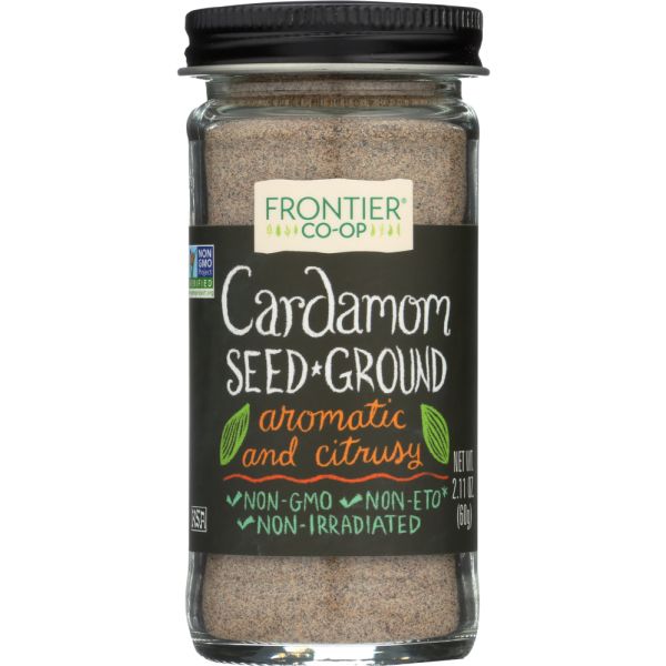 FRONTIER HERB: Ground Cardamom Seed, 2.11oz