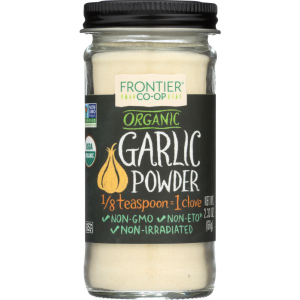 FRONTIER NATURAL PRODUCTS: Organic Garlic Powder, 2.33 oz