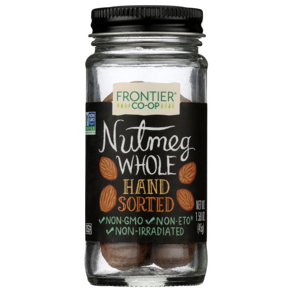 FRONTIER HERB: Spice Nutmeg Whole, 1.59 OZ