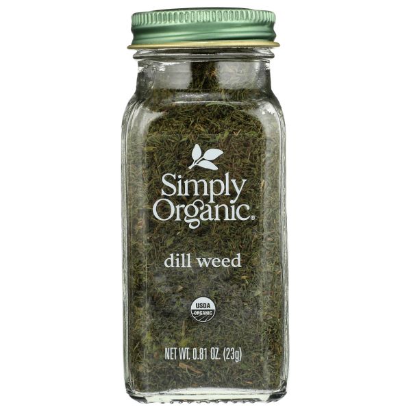SIMPLY ORGANIC: Organic Dill Weed, 0.81 oz
