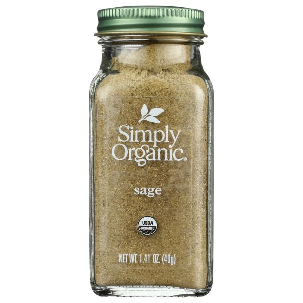 SIMPLY ORGANIC: Organic Sage Ground, 1.41 oz