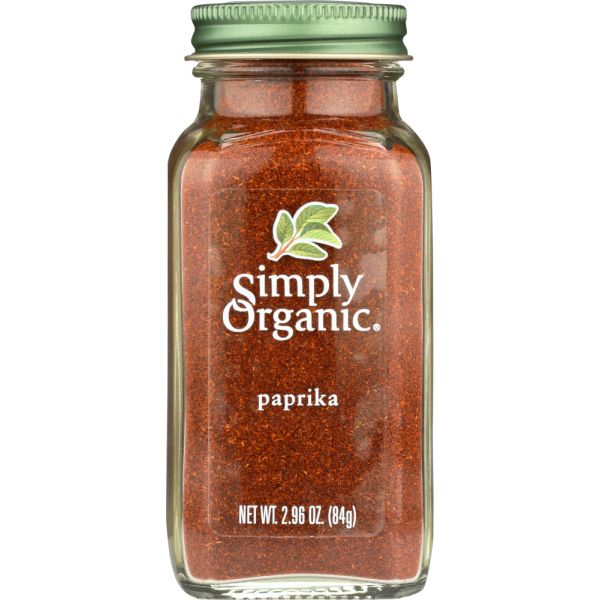SIMPLY ORGANIC: Paprika Ground Organic, 2.96 oz