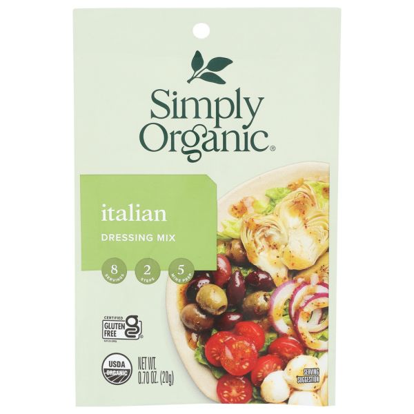 SIMPLY ORGANIC: Italian Salad Dressing Mix, 0.7 oz