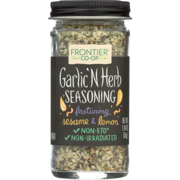 FRONTIER HERB: Garlic n Herb Seasoning Blend, 1.94 oz