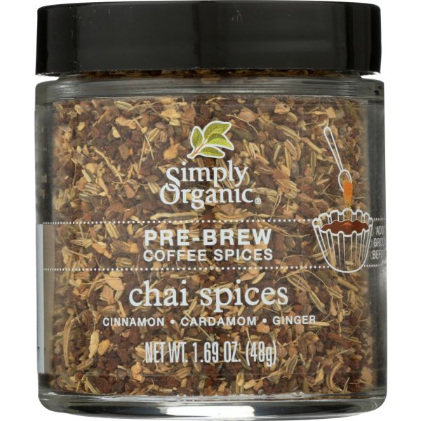 SIMPLY ORGANIC: Organic Chai Spice Coffee, 1.66