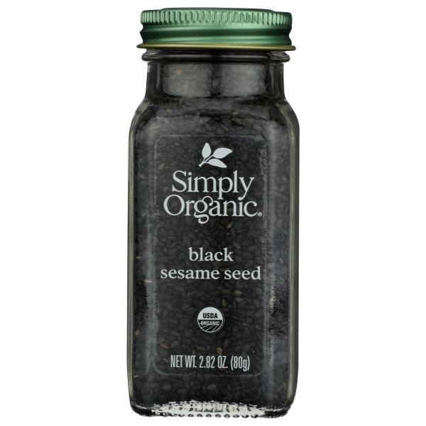 SIMPLY ORGANIC: Black Sesame Seed, 2.82 oz