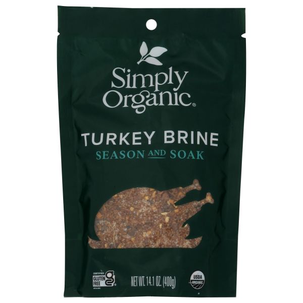SIMPLY ORGANIC: Turkey Brine Seasoning, 14.1 oz