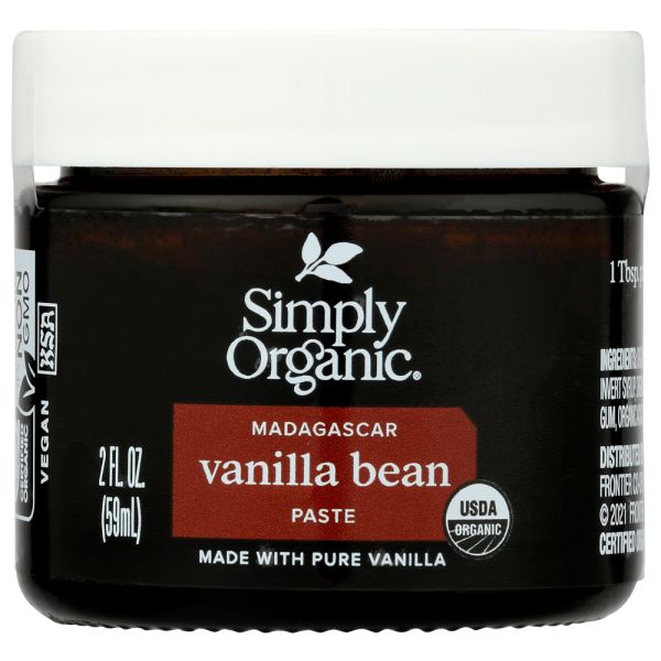 SIMPLY ORGANIC: Vanilla Bean Paste, 2 fo