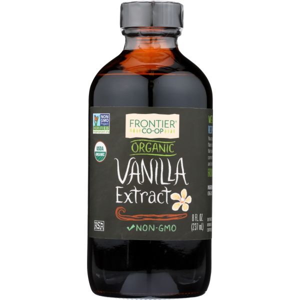 FRONTIER HERB: Organic Vanilla Extract, 8 oz