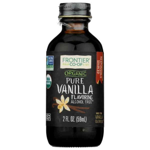 FRONTIER HERB: Organic Pure Vanilla Flavor, 2 oz