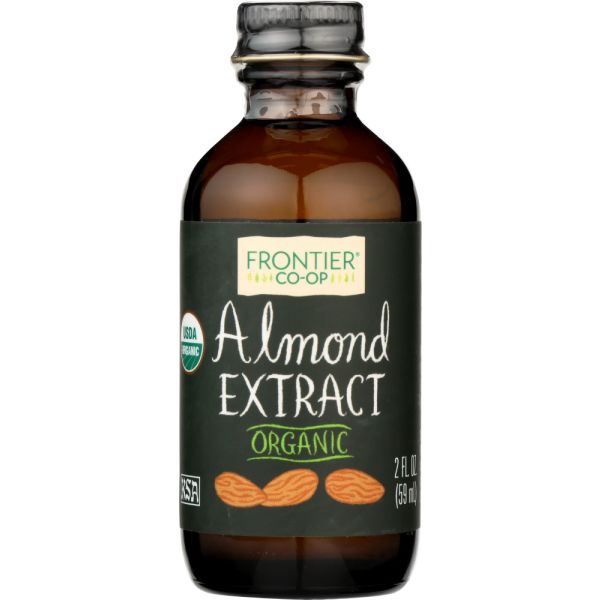 FRONTIER HERB: Organic Almond Extract, 2 oz