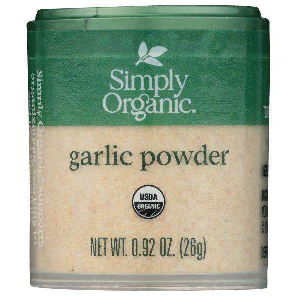SIMPLY ORGANIC: Mini Garlic Powder, .92 oz