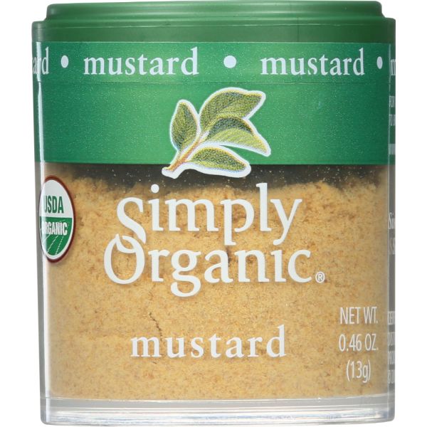 SIMPLY ORGANIC: Mini Mustard Seed Ground Organic, .46 oz