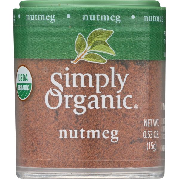SIMPLY ORGANIC: Mini Nutmeg Organic, .53 oz