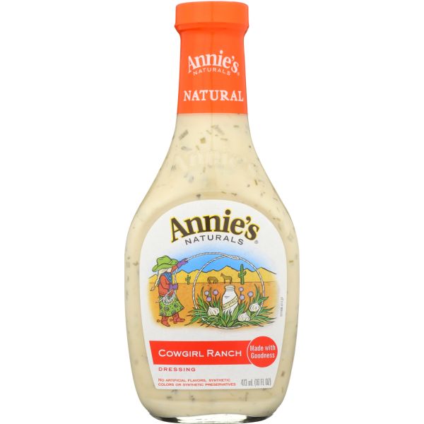 ANNIES HOMEGROWN: Cowgirl Ranch Dressing, 16 oz