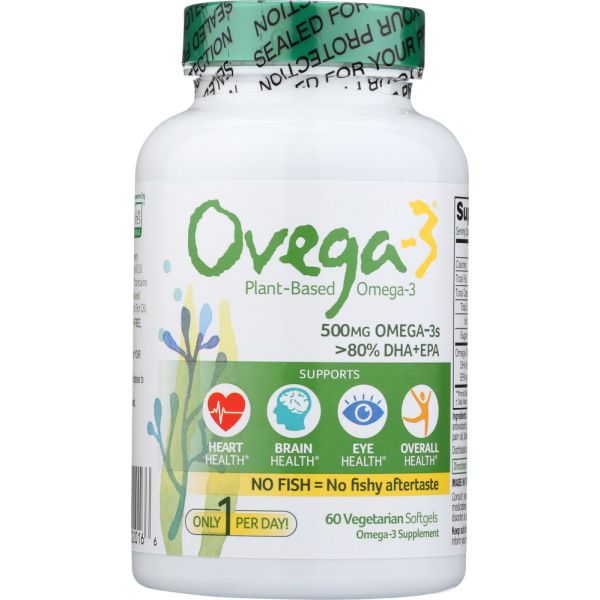OVEGA-3: Plant Based Omega-3, 60 sg