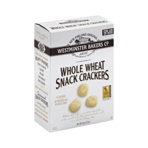 WESTMINSTER: Whole Wheat Snack Crackers, 8 oz