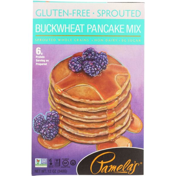 PAMELAS: Mix Pancake Buckwheat, 12 oz