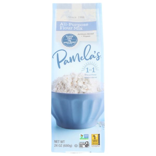 PAMELAS: Flour All Purpose Artisan Blend Gluten Free, 24 oz