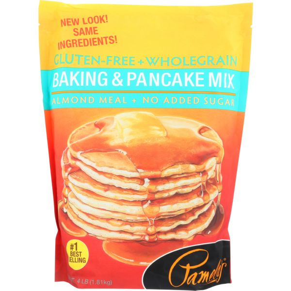 PAMELAS: Bakery Baking & Pancake Mix Gluten And Wheat Free, 4 lb