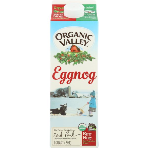 ORGANIC VALLEY: Eggnog Ultra Org, 32 oz