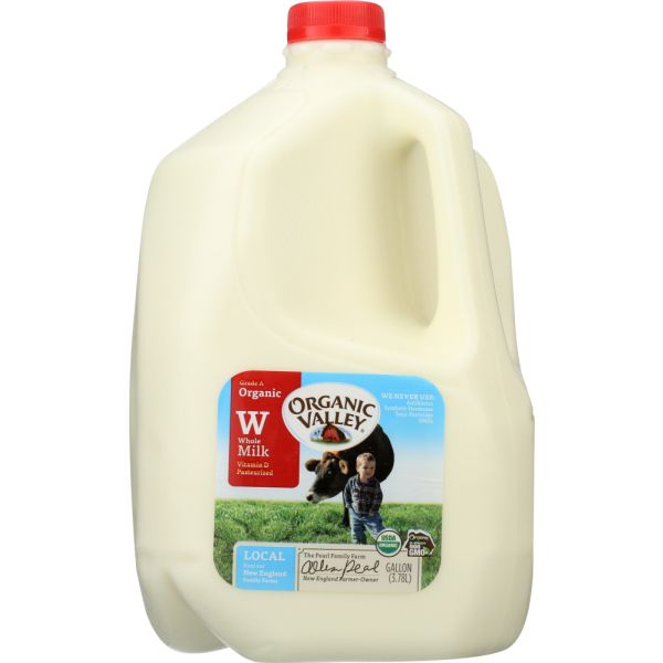 ORGANIC VALLEY: Milk Organic Whole, 1 ga
