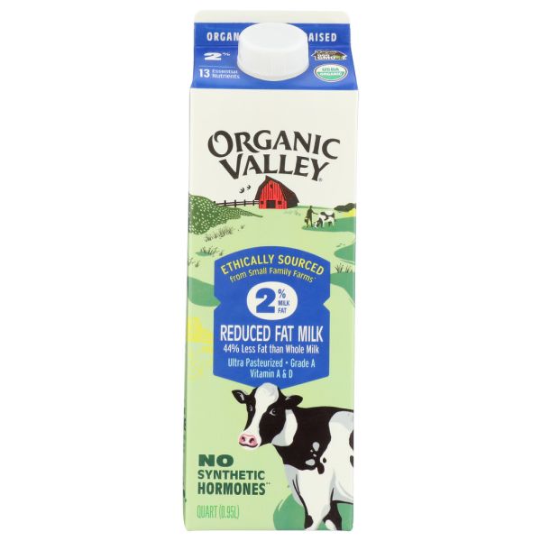 ORGANIC VALLEY: Ultra Milk 2% Reduced Fat, 32 oz