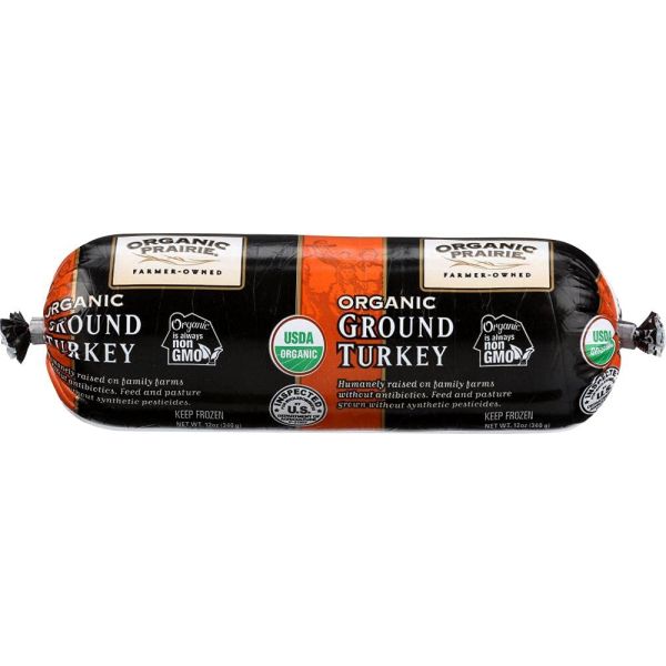 ORGANIC PRAIRIE: Organic Ground Turkey, 12 oz