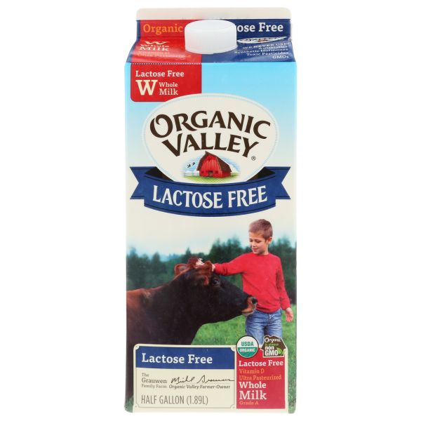 ORGANIC VALLEY: Lactose-Free Whole Milk, 64 oz