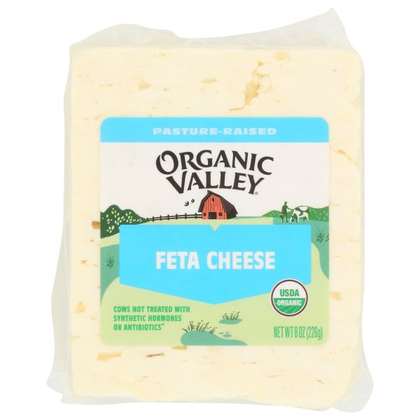 ORGANIC VALLEY: Organic Feta Cheese, 8 oz