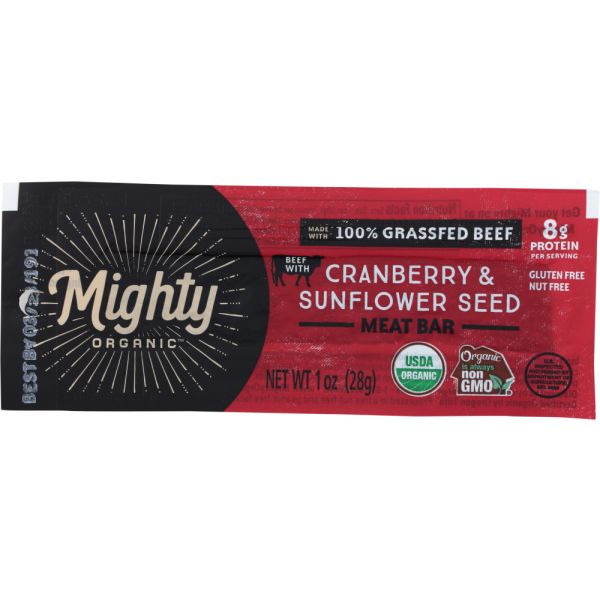 ORGANIC PRAIRIE: Bar Cranberry Sunflower Seed, 1 oz