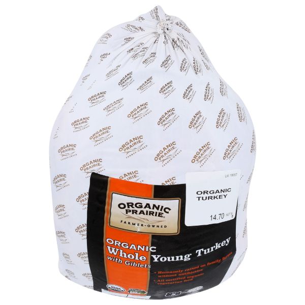 ORGANIC PRAIRIE: Whole Turkey, 14.7 lb