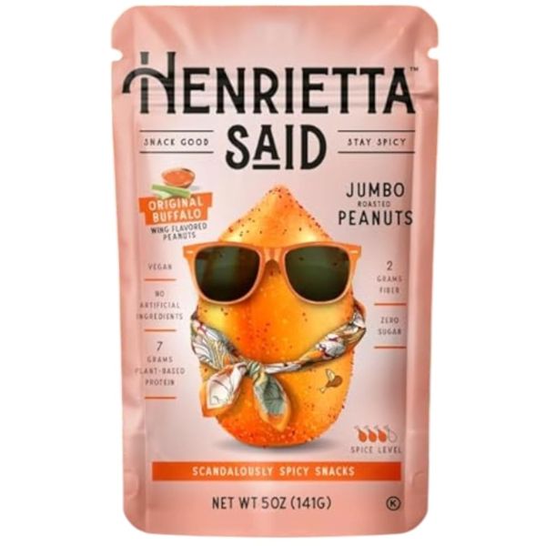 HENRIETTA SAID: Wing Flavored Peanuts Original Buffalo, 5 oz